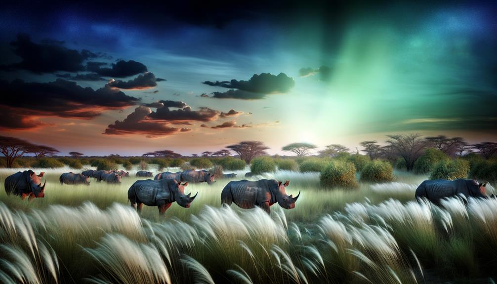 declining rhino populations globally