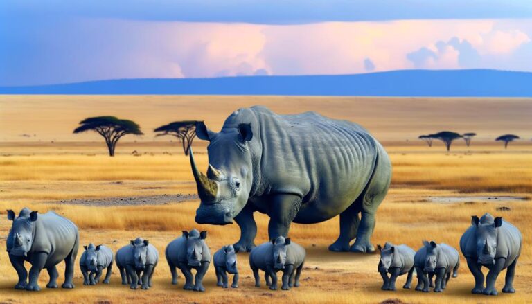 How Many Babies Can a Rhino Have in a Life Time?